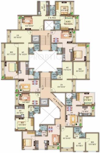 Images for Cluster Plan of Emkayen Group Balaji Garden