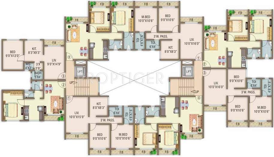 Images for Cluster Plan of Emkayen Group Balaji Garden