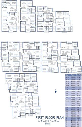 Tower A to J Cluster Plan for 1st Floor park-wood Tower A to J Cluster Plan for 1st Floor