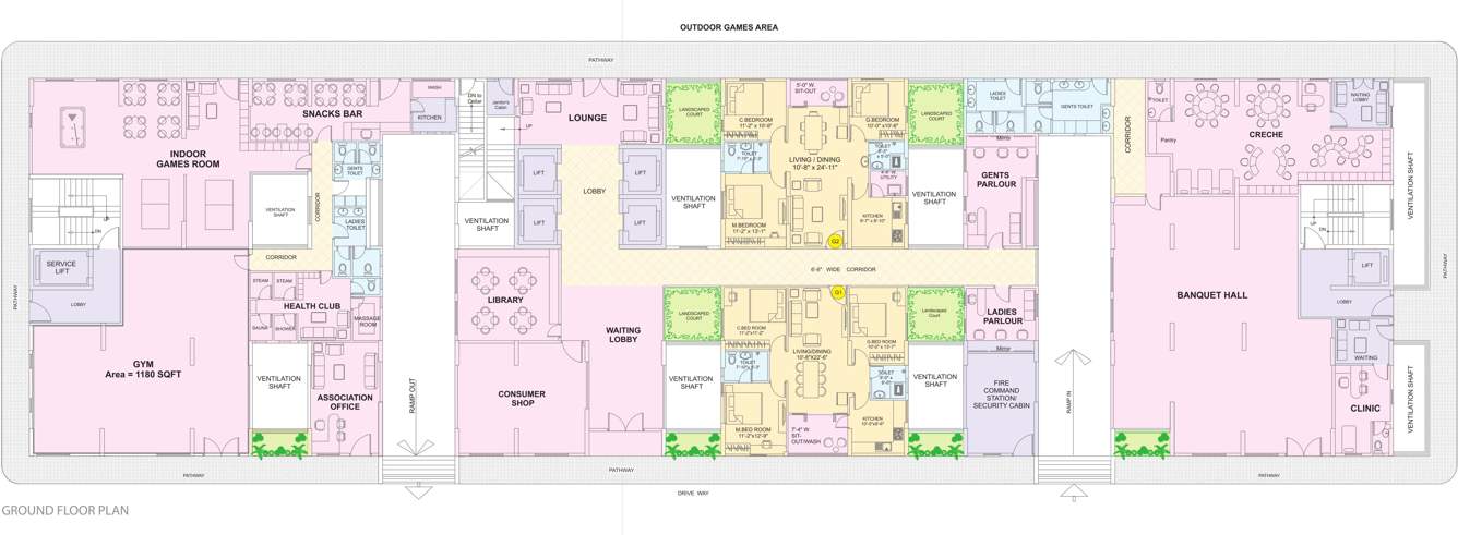 Images for Cluster Plan of Manjeera Majestic Homes