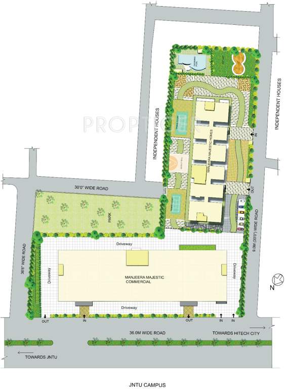majestic homes Images for Layout Plan of Manjeera Majestic Homes