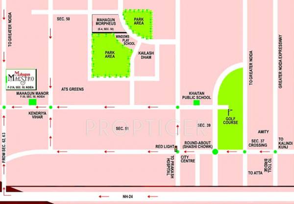 Images for Location Plan of Mahagun Group Maestro Images for Location Plan of Mahagun Group Maestro