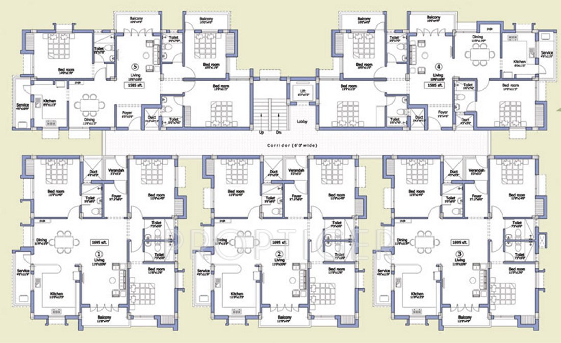 Images for Cluster Plan of Acchyuthan Lotus Manor