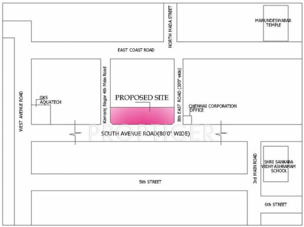 Images for Location Plan of Acchyuthan Lotus Manor