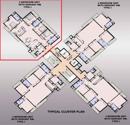 Images for Cluster Plan of Ansal Fairway Apartment fairway-apartment Images for Cluster Plan of Ansal Fairway Apartment