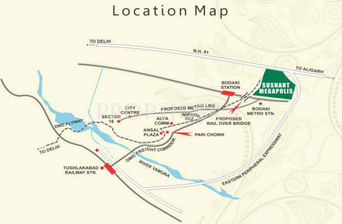 fairway apartment Images for Location Plan of Ansal Fairway Apartment