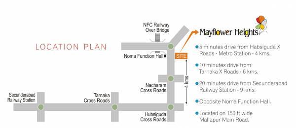 Images for Location Plan of Modi Properties Mayflower Heights