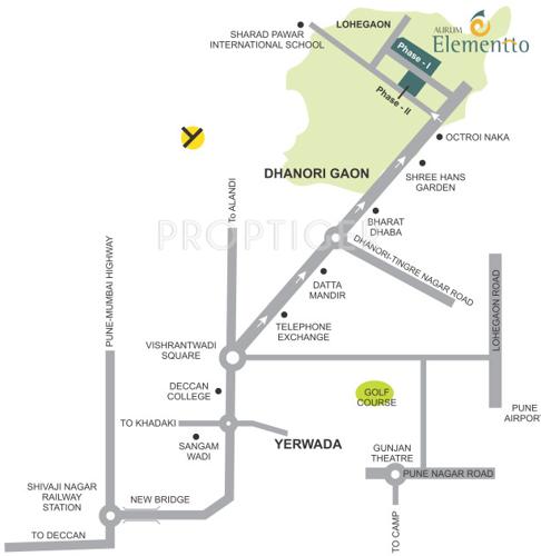  elementto Images for Location Plan of Aurum Elementto