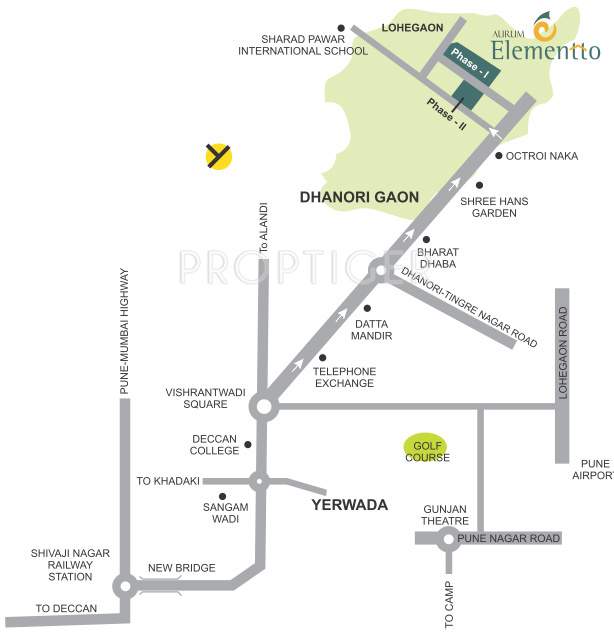 elementto Images for Location Plan of Aurum Elementto