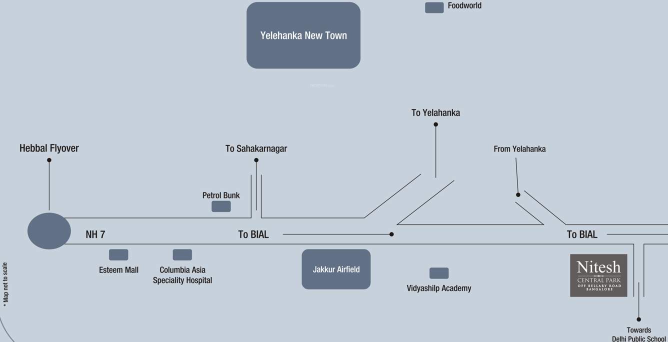 central park Images for Location Plan of Nitesh Estates Central Park