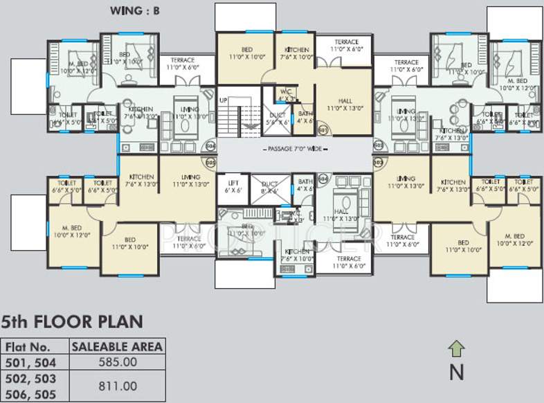  nea pure homes Images for Cluster Plan of Bhandari Nea Pure Homes