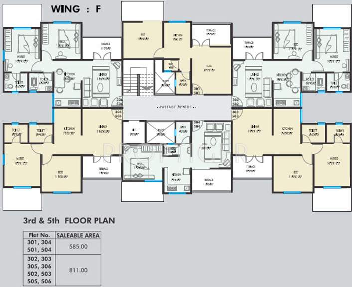  nea pure homes Images for Cluster Plan of Bhandari Nea Pure Homes