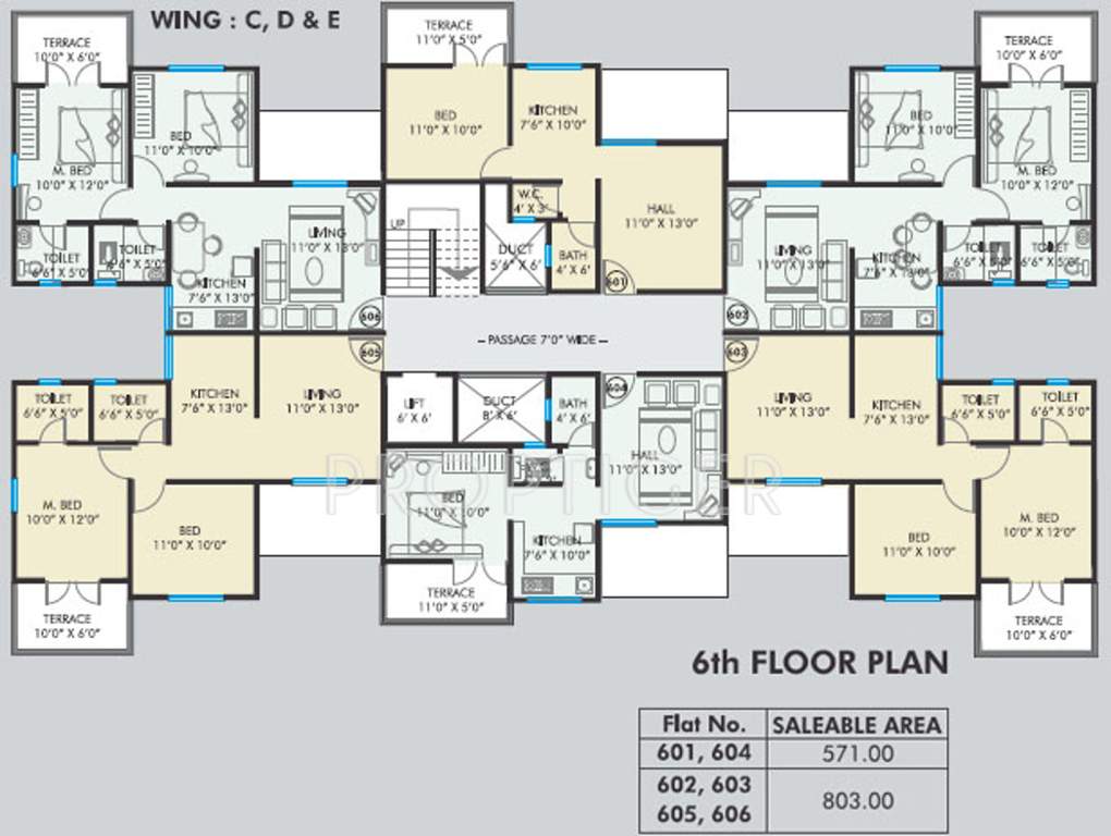  nea pure homes Images for Cluster Plan of Bhandari Nea Pure Homes