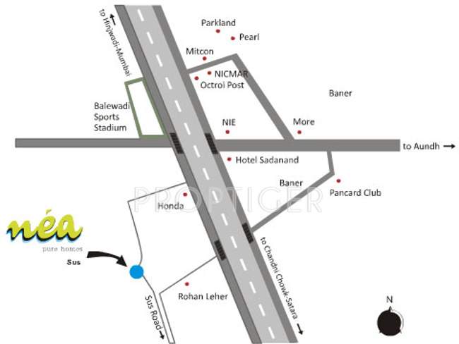  nea pure homes Images for Location Plan of Bhandari Nea Pure Homes