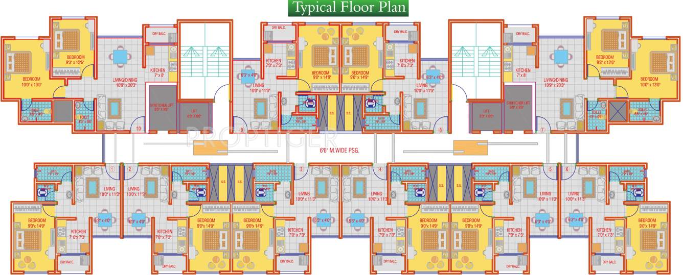 green acres Images for Cluster Plan of Nirman Green Acres