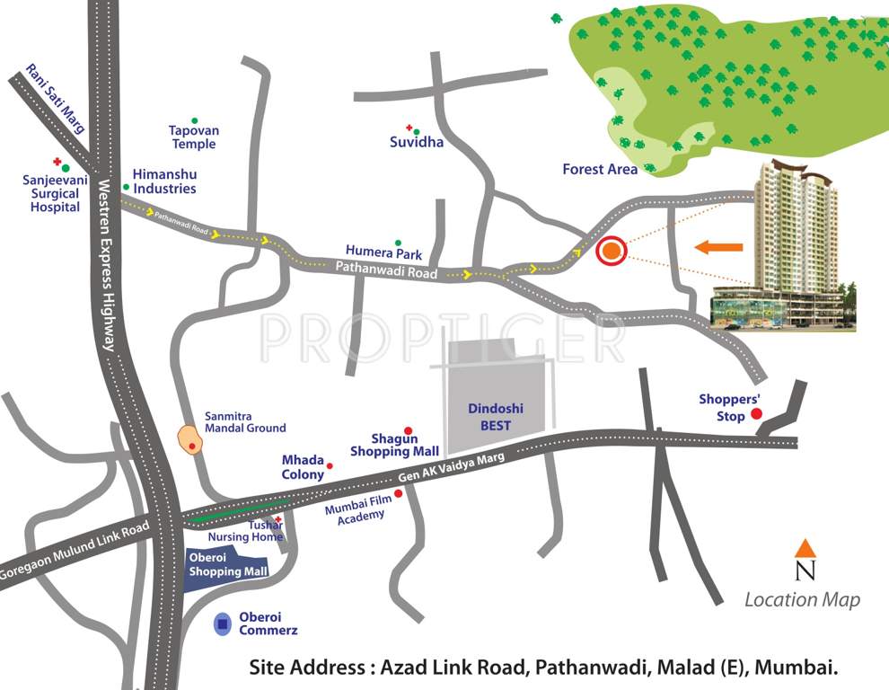 green acres Images for Location Plan of Nirman Green Acres