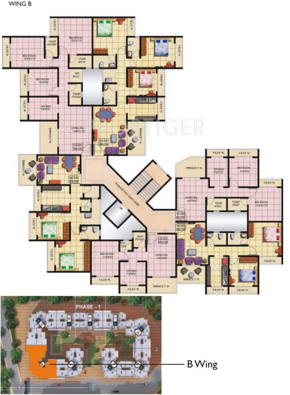  palms Images for Cluster Plan of Mohan Palms