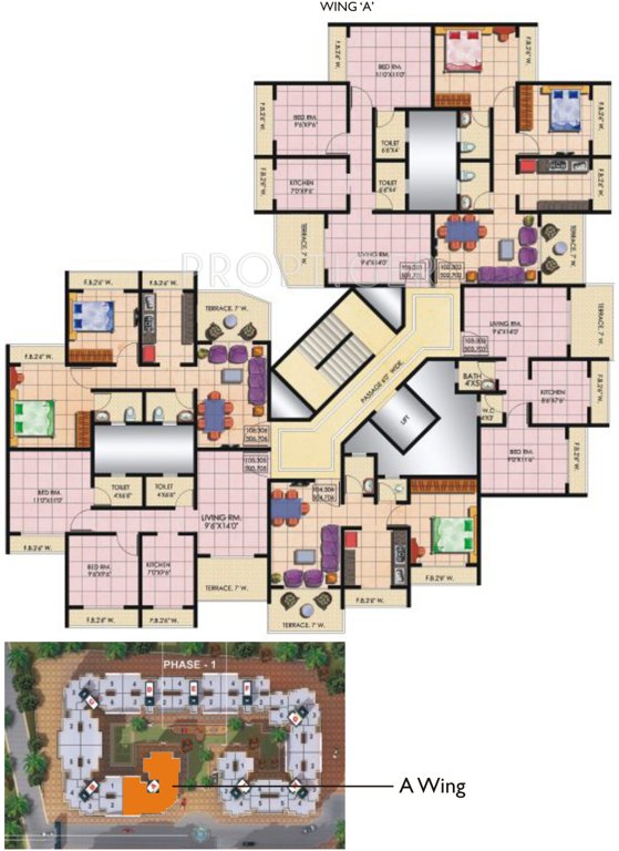  palms Images for Cluster Plan of Mohan Palms