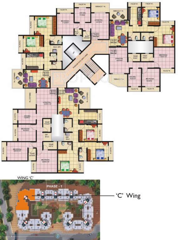  palms Images for Cluster Plan of Mohan Palms
