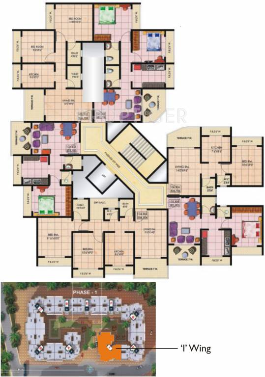  palms Images for Cluster Plan of Mohan Palms