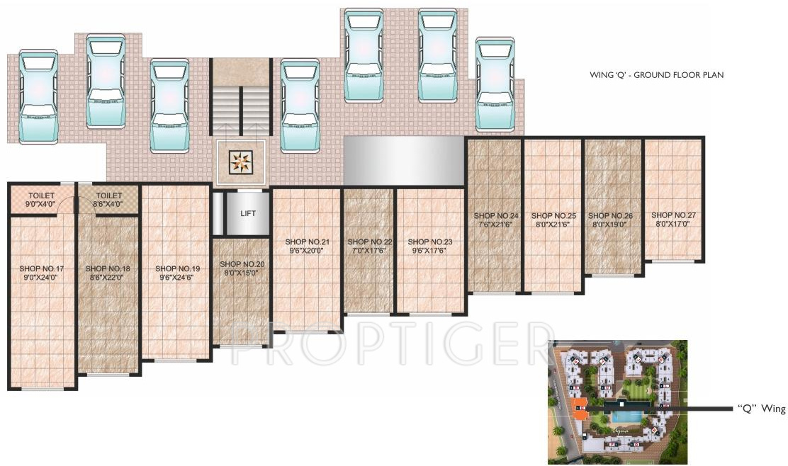  palms Images for Cluster Plan of Mohan Palms