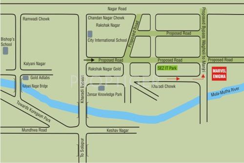  enigma Images for Location Plan of Marvel Realtors Enigma