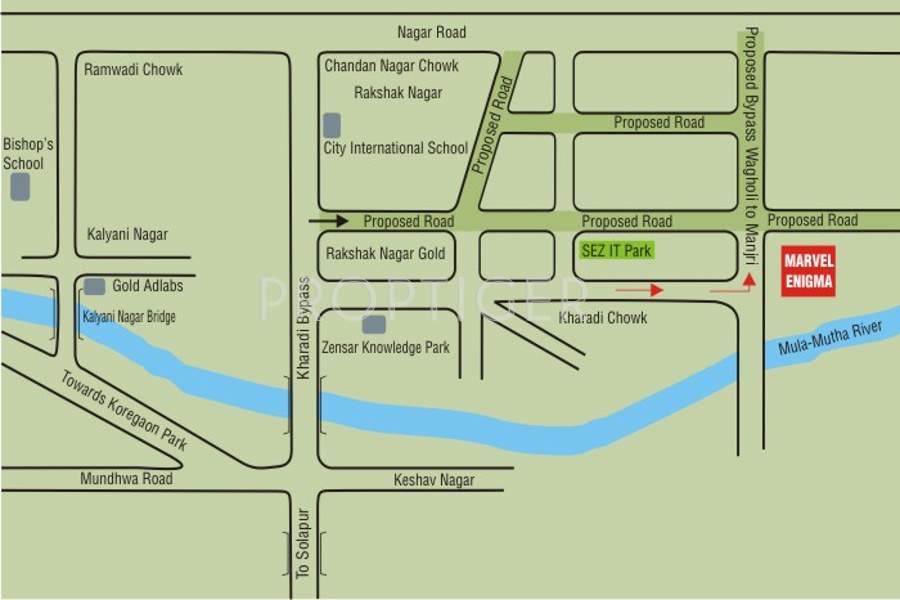  enigma Images for Location Plan of Marvel Realtors Enigma
