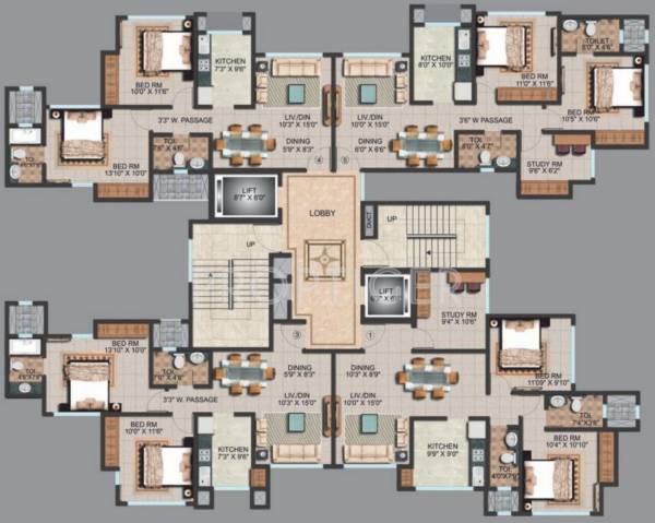 Images for Cluster Plan of Damji Shamji Mahavir Millennium