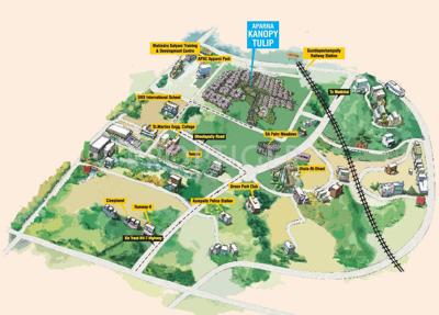  kanopy-tulip Images for Location Plan of Aparna Kanopy Tulip