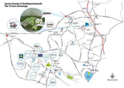  kanopy-tulip Images for Location Plan of Aparna Kanopy Tulip