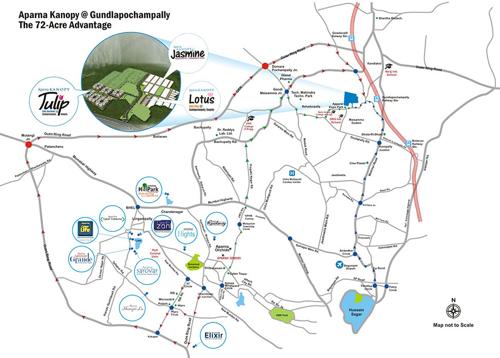  kanopy-tulip Images for Location Plan of Aparna Kanopy Tulip