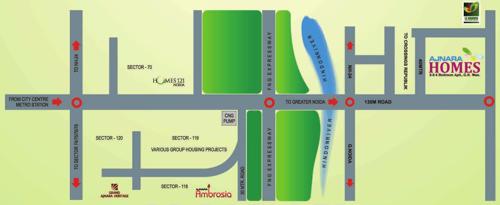 Images for Location Plan of Ajnara Homes homes Images for Location Plan of Ajnara Homes