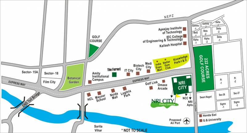  nri-city Images for Location Plan of Omaxe NRI City