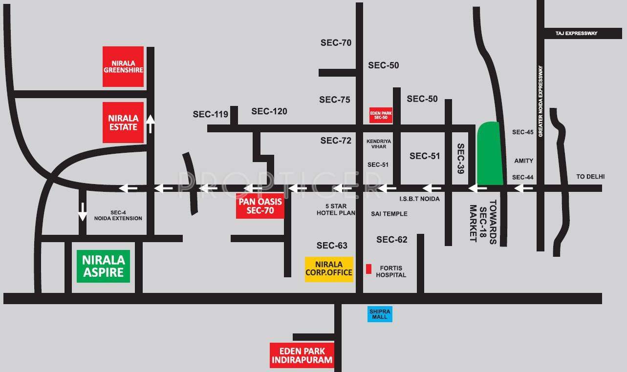  estate Images for Location Plan of Nirala Estate
