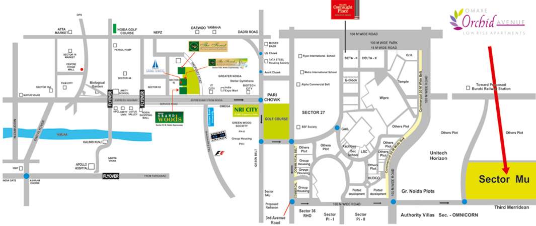 Images for Location Plan of Omaxe Orchid Avenue