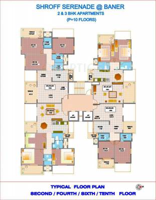 Images for Cluster Plan of Shroff Serenade