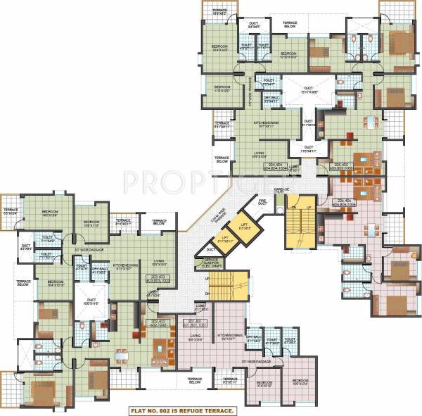 Images for Cluster Plan of Bandal Orvi D Building