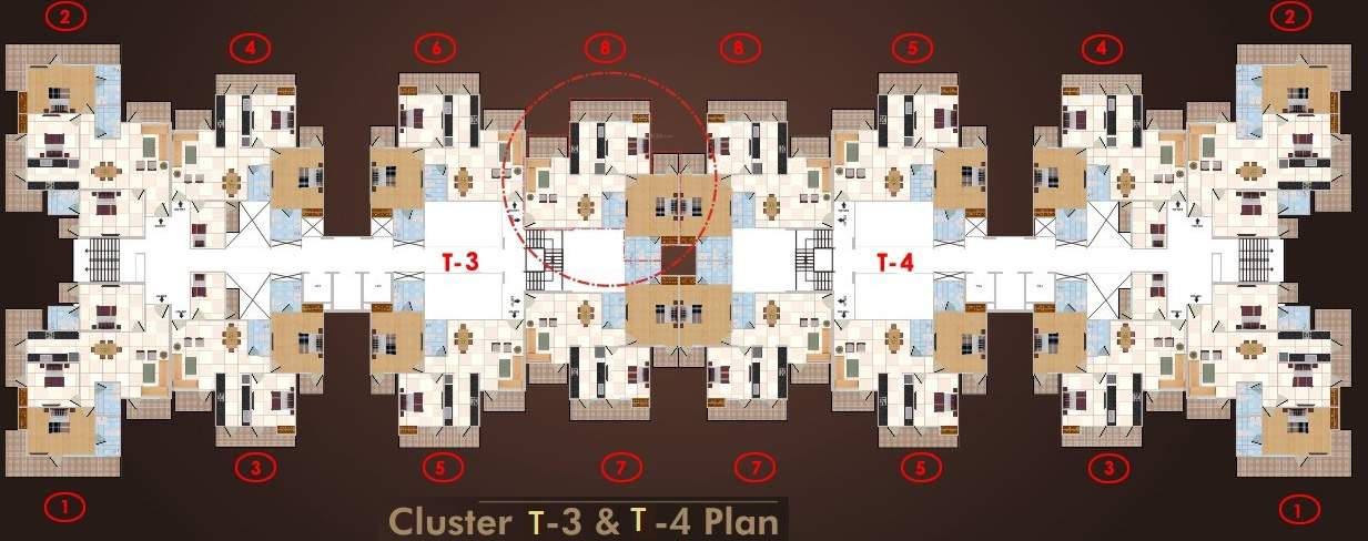  wellington Images for Cluster Plan of Panchsheel Wellington