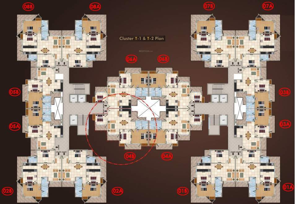  wellington Images for Cluster Plan of Panchsheel Wellington