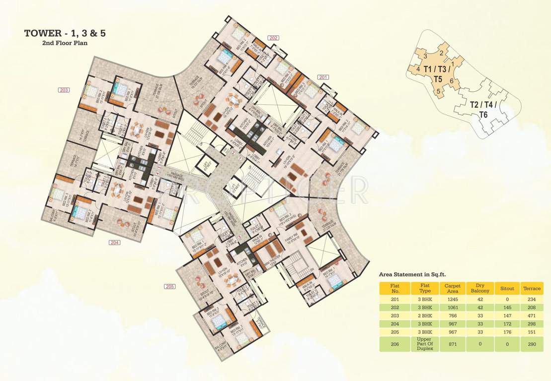 Images for Cluster Plan of Paranjape The Highlands