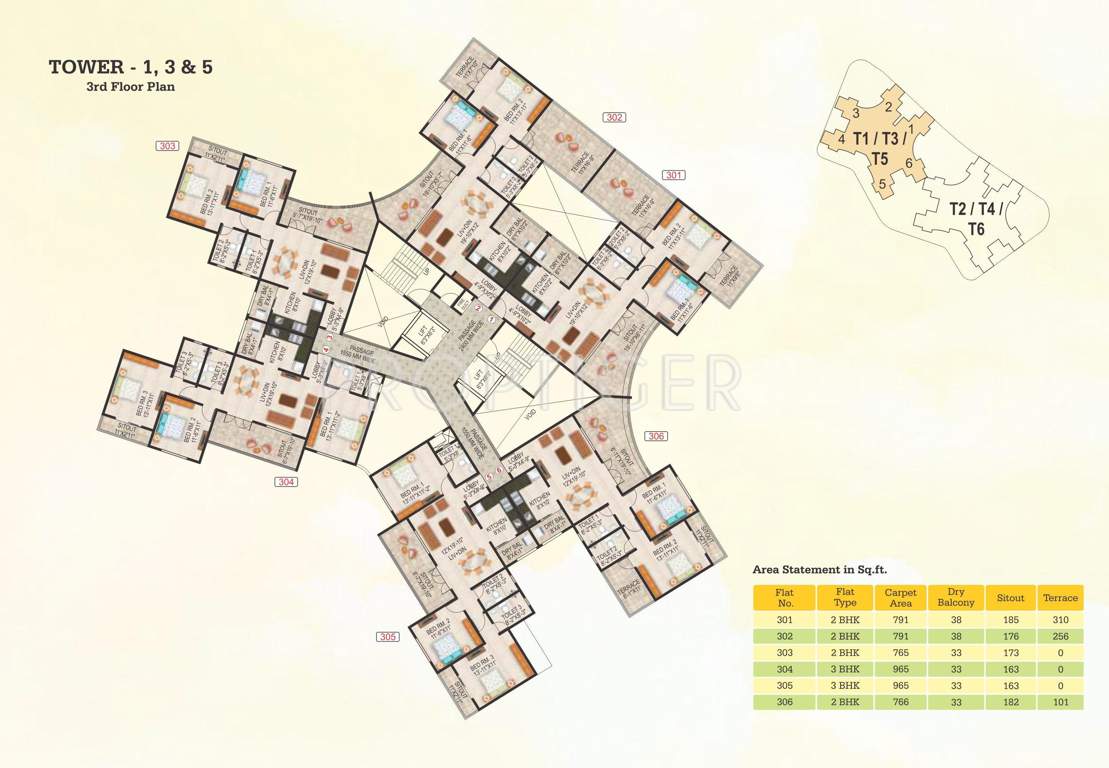Images for Cluster Plan of Paranjape The Highlands