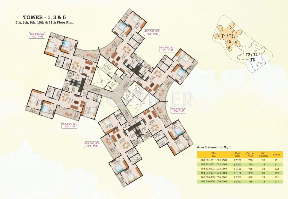 Images for Cluster Plan of Paranjape The Highlands