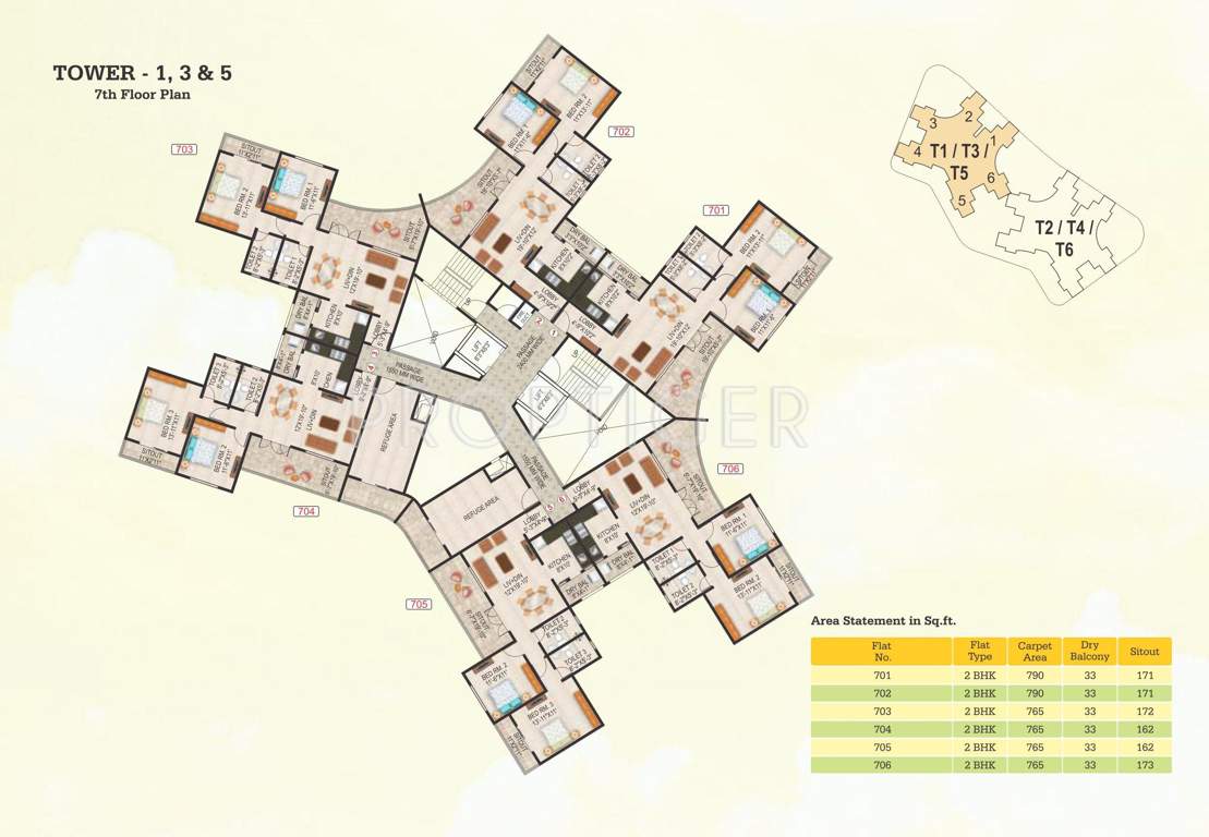 Images for Cluster Plan of Paranjape The Highlands