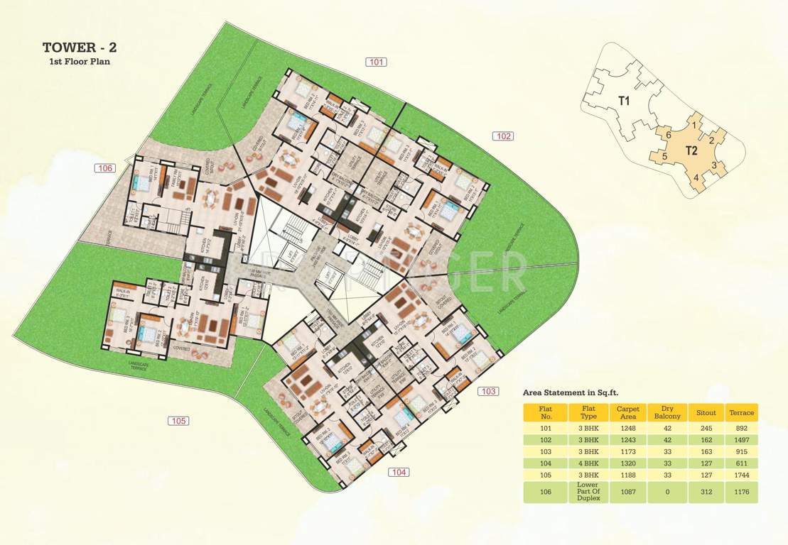 Images for Cluster Plan of Paranjape The Highlands