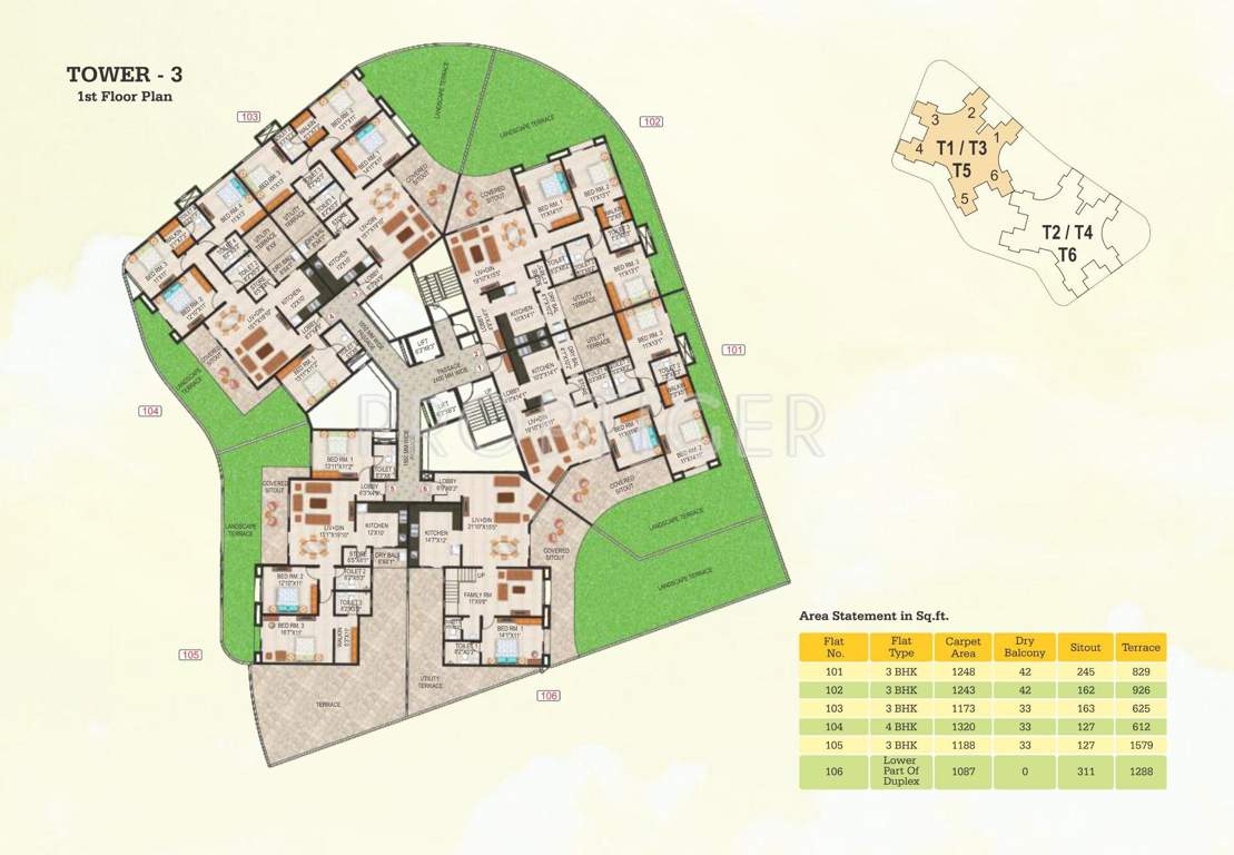 Images for Cluster Plan of Paranjape The Highlands