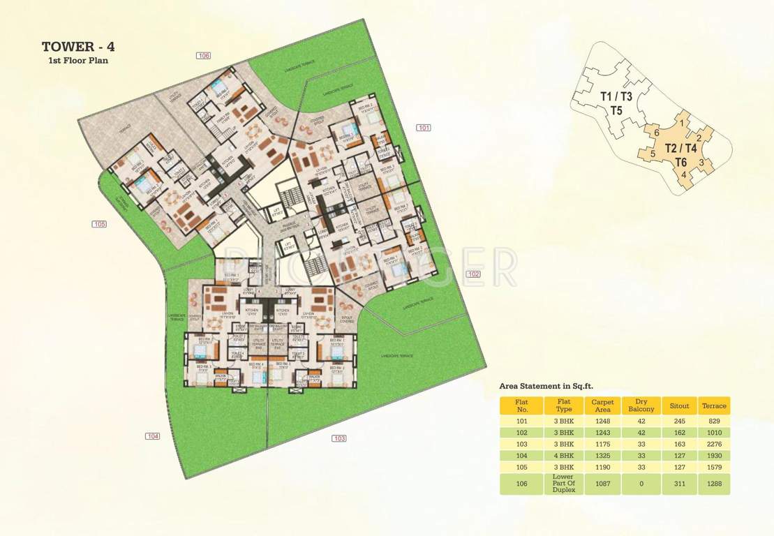 Images for Cluster Plan of Paranjape The Highlands