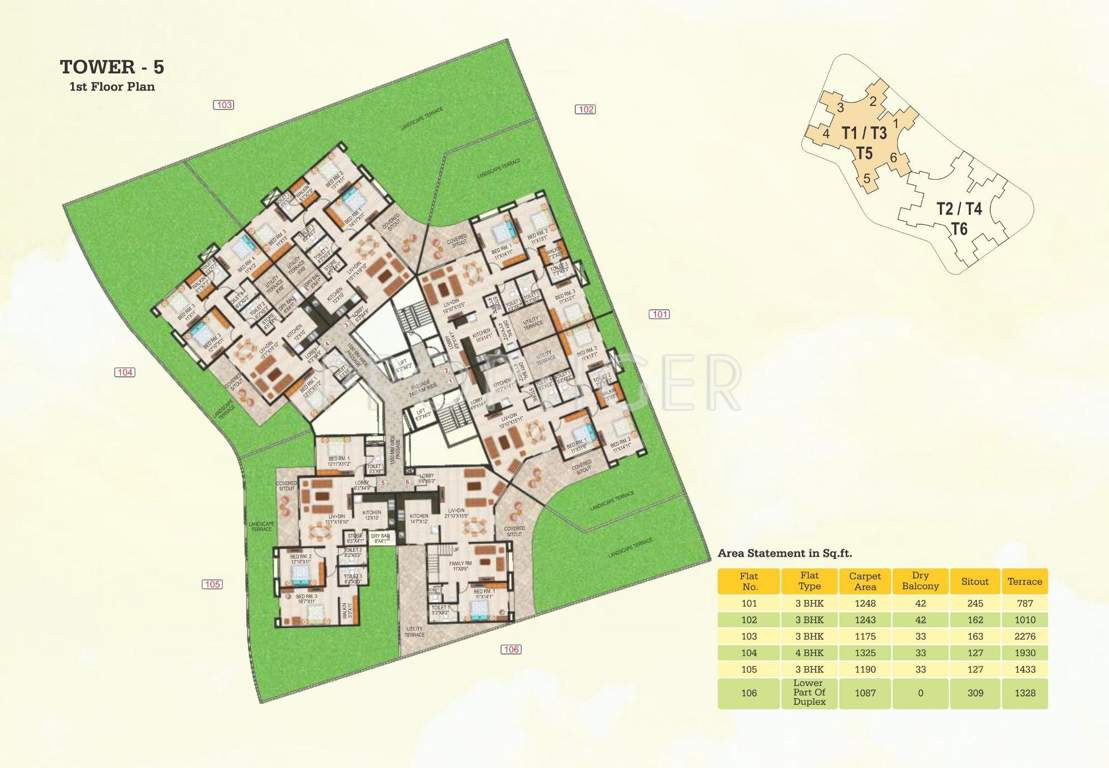Images for Cluster Plan of Paranjape The Highlands