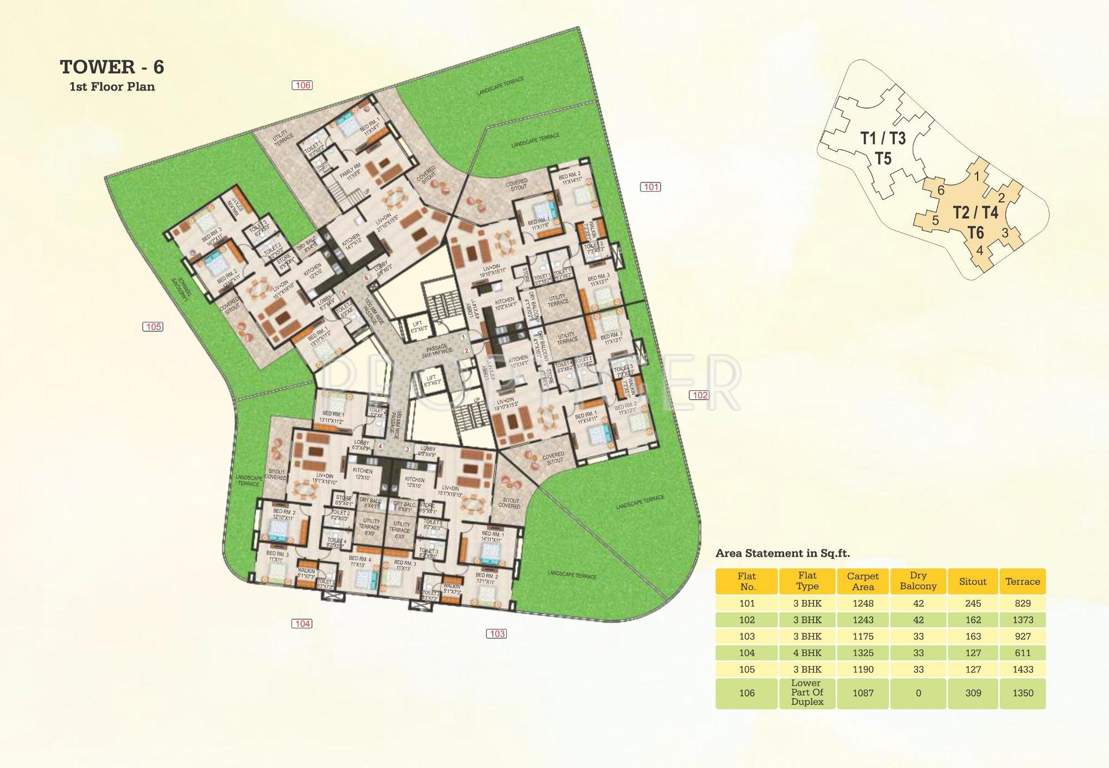 Images for Cluster Plan of Paranjape The Highlands