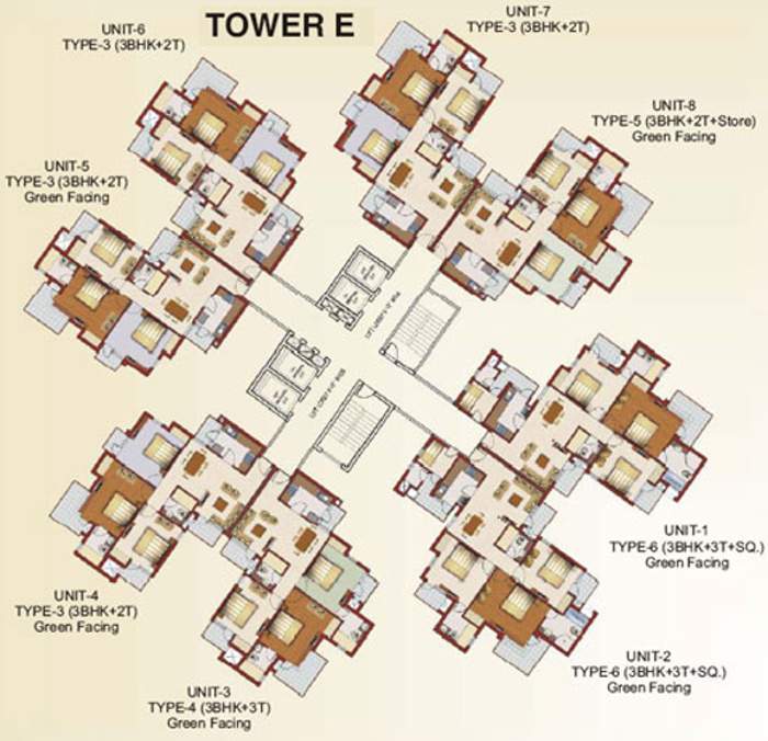 luxury homes Images for Cluster Plan of RG Luxury Homes
