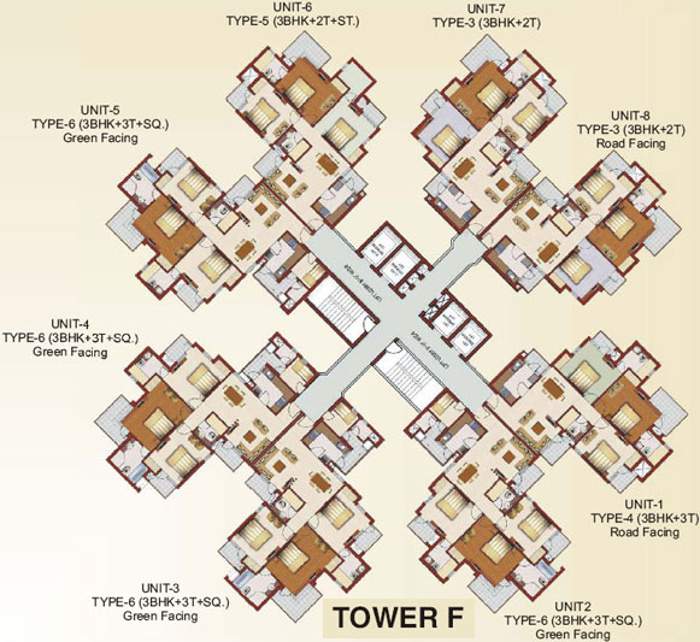 luxury homes Images for Cluster Plan of RG Luxury Homes